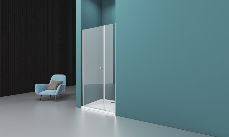 Душевая дверь 190х195см Belbagno Etna ETNA-B-11-100+90-C-Cr