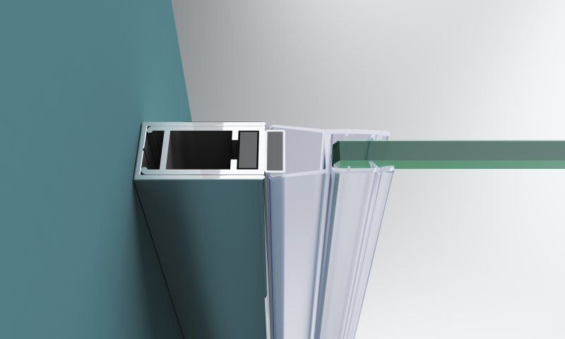 Душевая дверь 120х195см Belbagno Etna ETNA-B-12-60/60-C-Cr