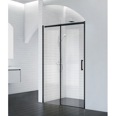 Душевая дверь черная 140х195см Belbagno Acqua ACQUA-BF-1-140-C-NERO
