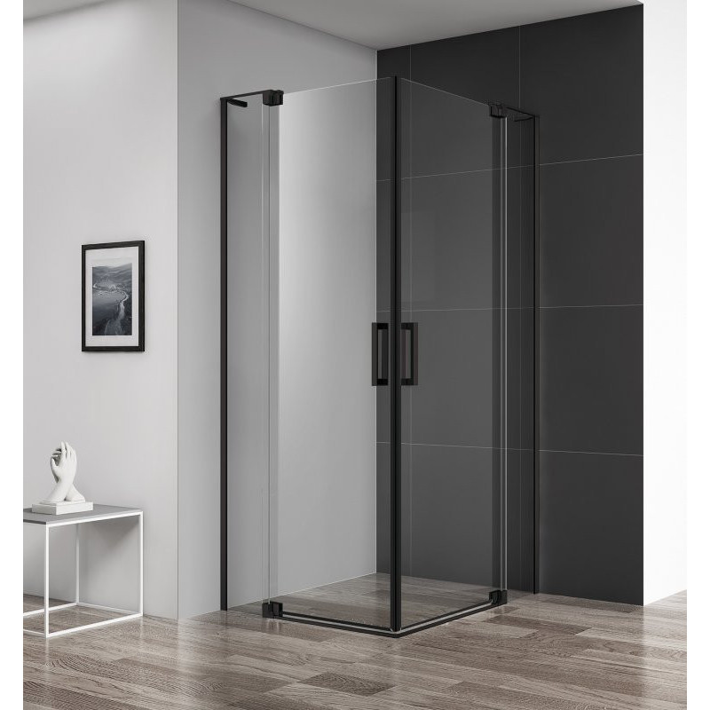 Душевой уголок 90-100x100-110x195см Cezares Slider SLIDER-AH-2-90/100-100/110-C-NERO