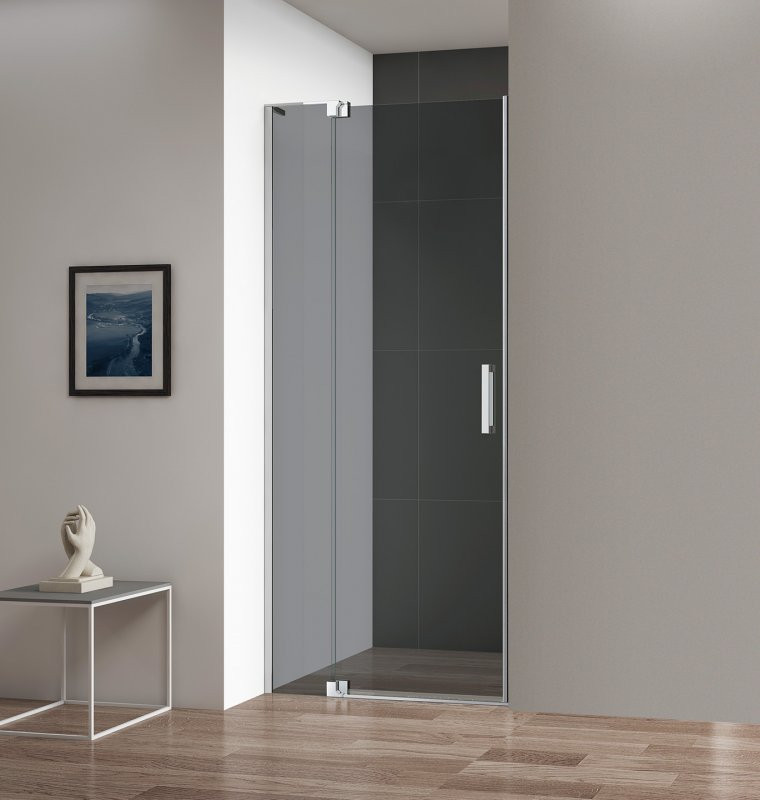 Душевая дверь 100-110x195см Cezares Slider SLIDER-B-1-100/110-GRIGIO-Cr