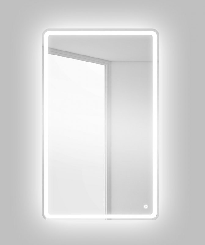 Зеркало с подсветкой 60x80x5см Belbagno SPC-MAR SPC-MAR-600-800-LED-BTN
