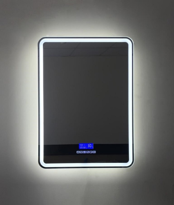 Зеркало с подсветкой и подогревом 60x80x3см Belbagno SPC-MAR SPC-MAR-600-800-LED-TCH-RAD