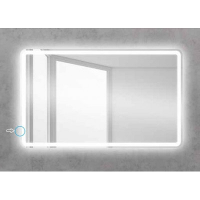 Зеркало с подсветкой 100x60x3см Belbagno SPC-MAR SPC-MAR-1000-600-LED-BTN