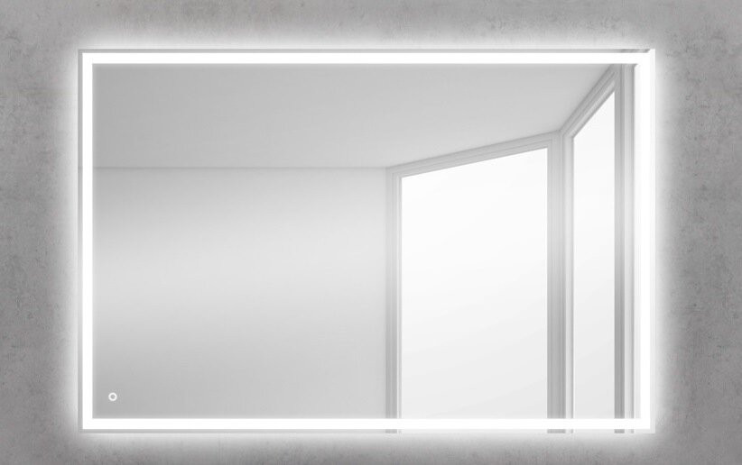 Зеркало с подсветкой 90x60x3см Belbagno SPC-GRT SPC-GRT-900-600-LED-TCH