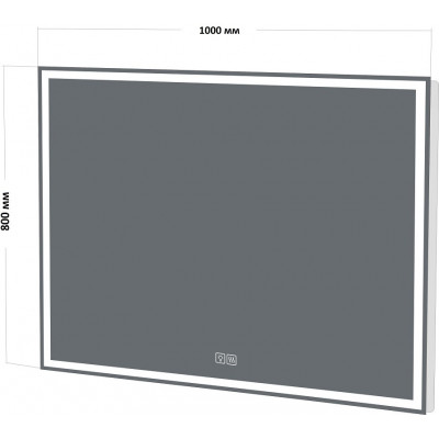 Зеркало с подсветкой и подогревом 120x80x3см Belbagno SPC-GRT SPC-GRT-1200-800-LED-TCH-WARM