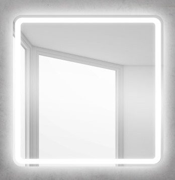 Зеркало с подсветкой 80x80x3см Belbagno SPC-MAR SPC-MAR-800-800-LED-BTN