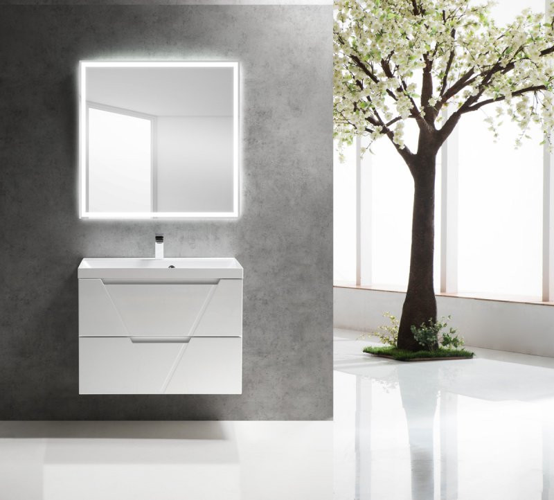 Зеркало с подсветкой 60x60x3см Belbagno SPC-GRT SPC-GRT-600-600-LED-BTN