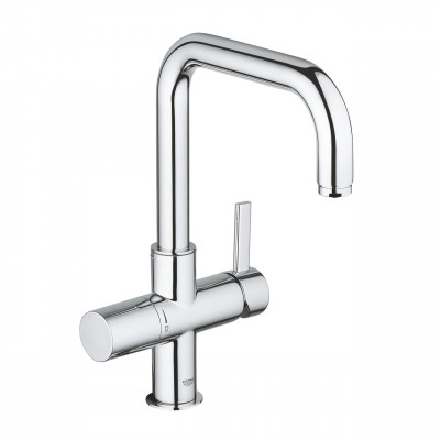 Смеситель однорычажный для мойки, DN 15, Grohe BLUE 31303000 хром