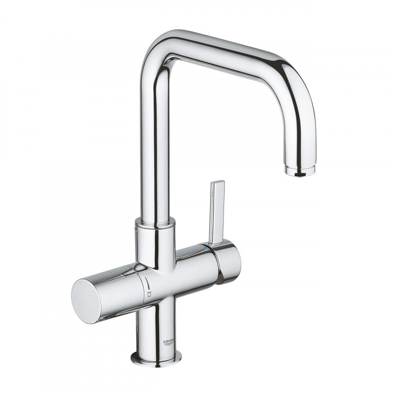 Смеситель однорычажный для мойки, DN 15, Grohe BLUE 31303000 хром