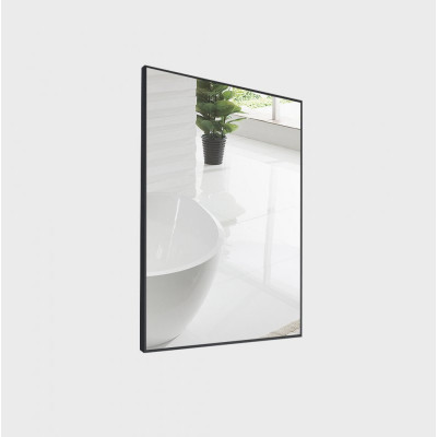 Зеркало для ванны черное 60x80x2см Belbagno SPC-AL SPC-AL-600-800 Nero