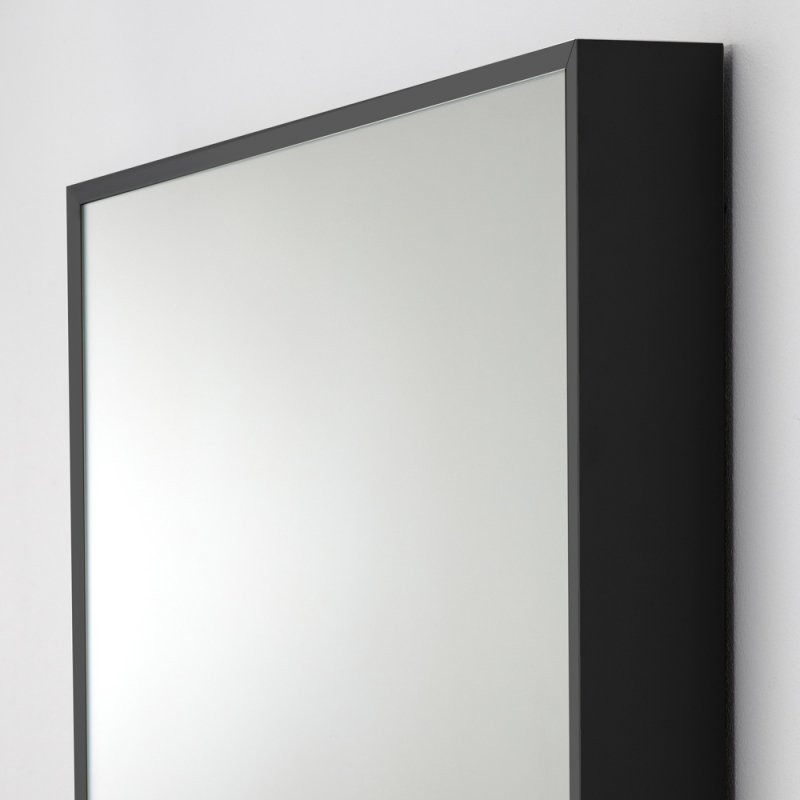 Зеркало для ванны черное 60x80x2см Belbagno SPC-AL SPC-AL-600-800 Nero