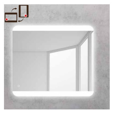 Зеркало с подсветкой 100x70x3см Belbagno SPC-CEZ SPC-CEZ-1000-700-LED-TCH