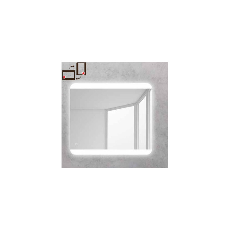 Зеркало с подсветкой 100x70x3см Belbagno SPC-CEZ SPC-CEZ-1000-700-LED-TCH