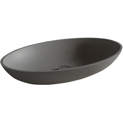 Раковина накладная 58x38x11см Acquabella Lavabo LAVABO_ON-TOP_OVAL_SLATE_LAVA
