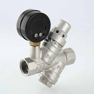 Регулятор давления Valtec с фильтром и манометром 1- 5 бар 3/4" VT.082.N.05