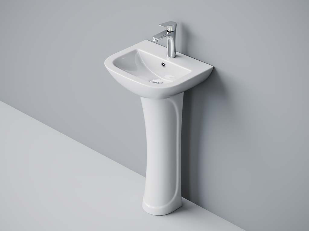 Детская Раковина на пьедестале Laguraty 3210 F, высота 84см, ширина 43см