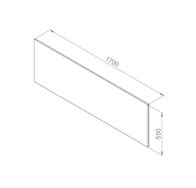 Фронтальная панель для акриловой ванны 170x55см Am.pm Inspire 2.0 W52A-170-075W-P