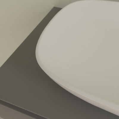 Раковина 56x38x15см Villeroy&Boch Loop&Friends, Альпийский белый CeramicPlus, с переливом, нешлифованный