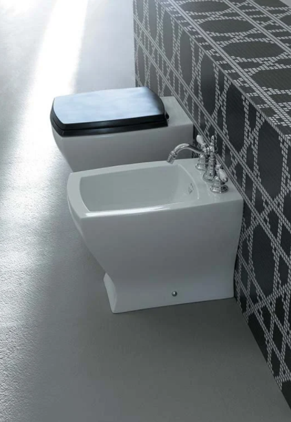 Унитаз приставной ArtCeram Jazz JZV002 белый глянцевый