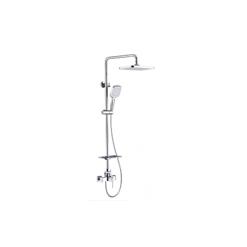 Душевая стойка со смесителем хром Lemark Evitta LM0560C