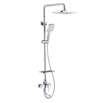 Душевая стойка со смесителем хром Lemark Evitta LM0562C