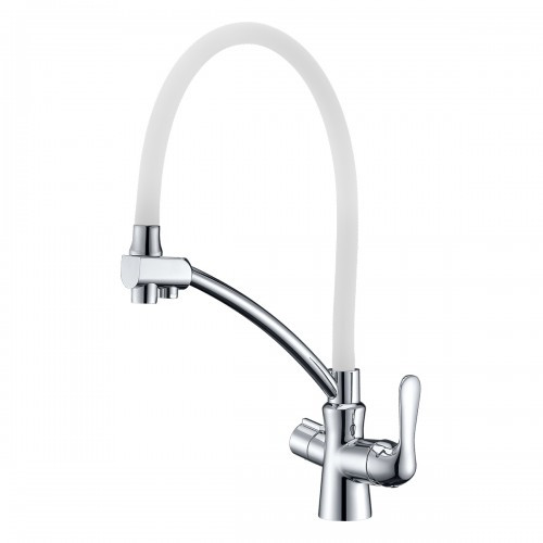Смеситель для раковины белый/хром Lemark Comfort LM3070C-White