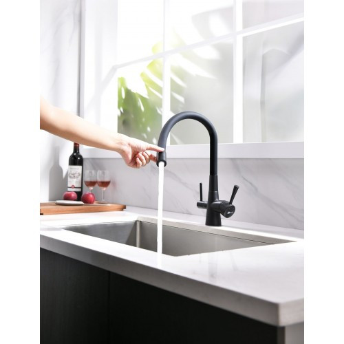 Смеситель для раковины черный Lemark Comfort LM3075BL