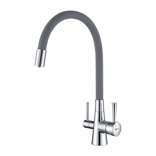 Смеситель для кухни серый/хром Lemark Comfort LM3075C-Gray