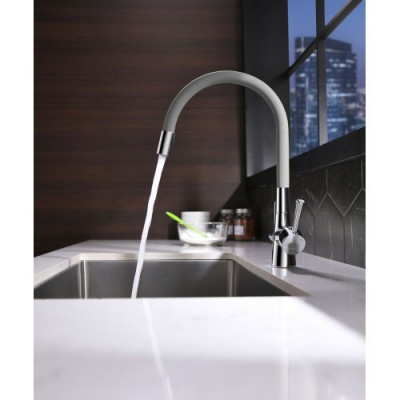 Смеситель для кухни серый/хром Lemark Comfort LM3075C-Gray