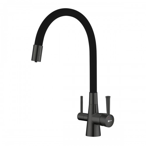 Смеситель для кухни черный/графит Lemark Comfort LM3075GM