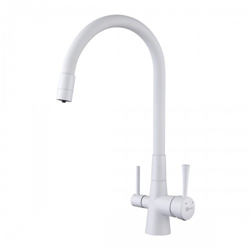 Смеситель для раковины белый Lemark Comfort LM3075W
