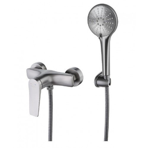 Смеситель для душа графит Lemark Bronx LM3703GM