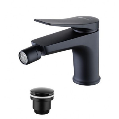 Смеситель для биде черный Lemark Bronx LM3708BL