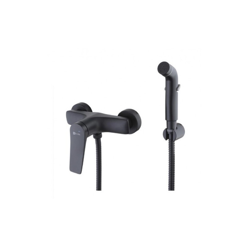 Смеситель для душа черный Lemark Bronx LM3718BL