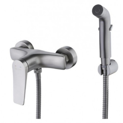 Смеситель для душа графит Lemark Bronx LM3718GM