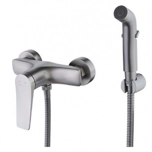 Смеситель для душа графит Lemark Bronx LM3718GM