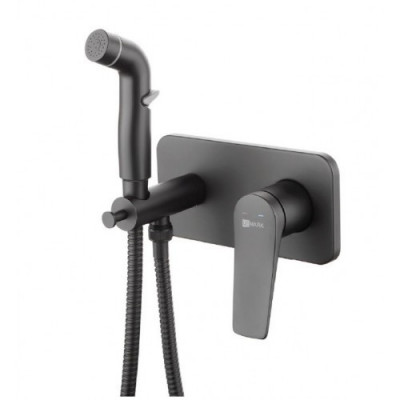 Смеситель для душа встраиваемый черный Lemark Bronx LM3720BL