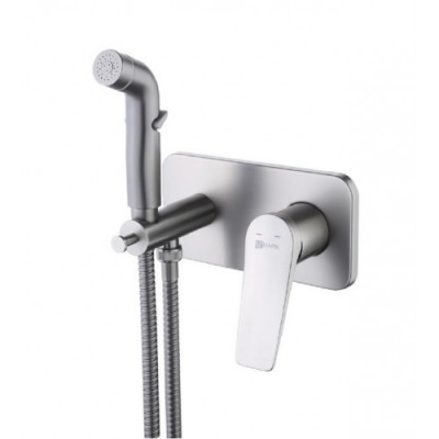 Смеситель для душа встраиваемый графит Lemark Bronx LM3720GM
