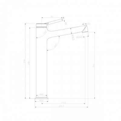 Смеситель для раковины хром Lemark Minima LM3809C