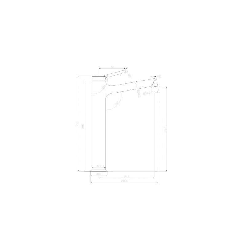 Смеситель для раковины хром Lemark Minima LM3809C