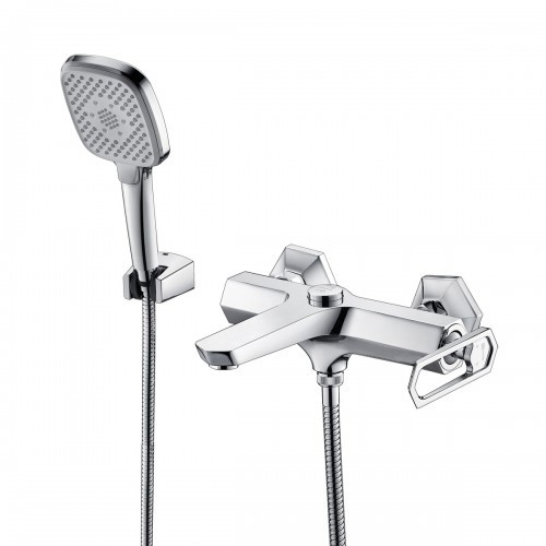 Смеситель для ванны хром Lemark Prizma LM3914C