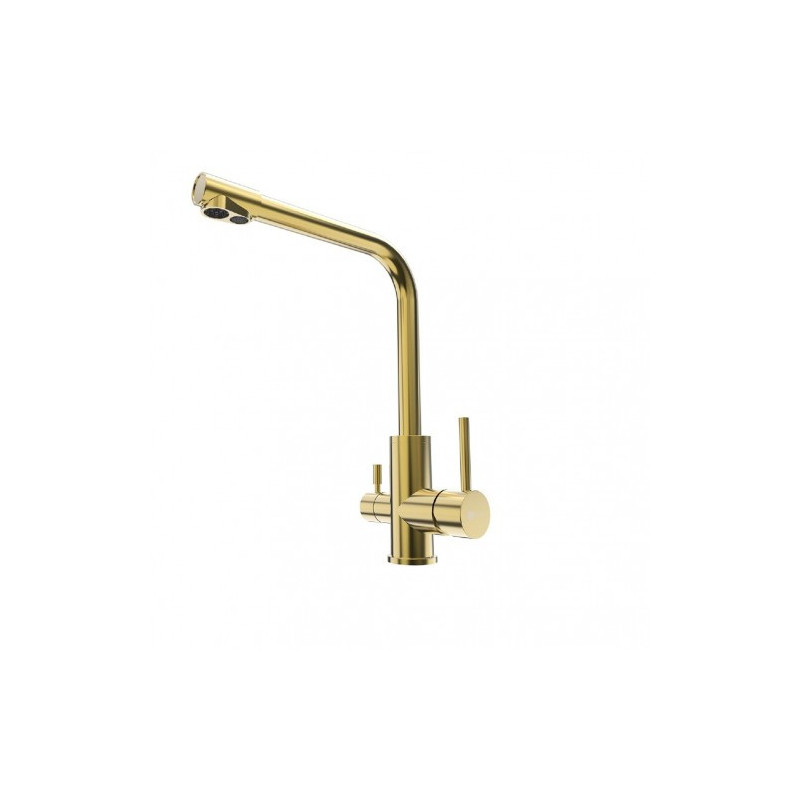 Смеситель для кухни золото Lemark Expert LM5061G