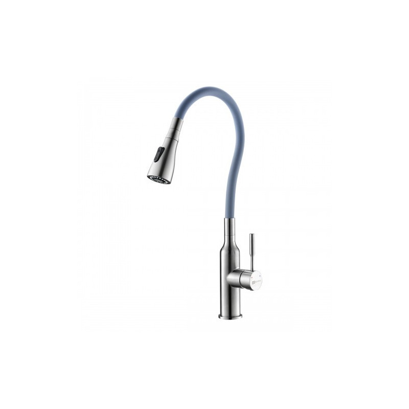 Смеситель для кухни серый/сталь Lemark Expert LM5082S-Gray
