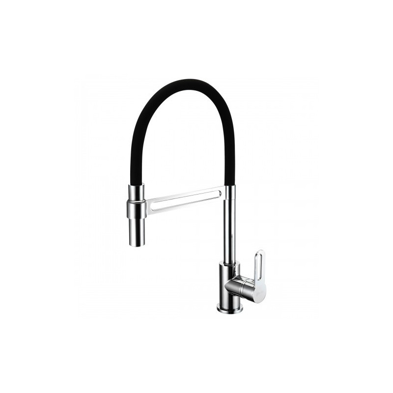 Смеситель для кухни черный/хром Lemark Soul LM6006C