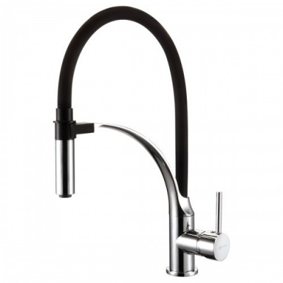 Смеситель для кухни черный/хром Lemark Soul LM6007C