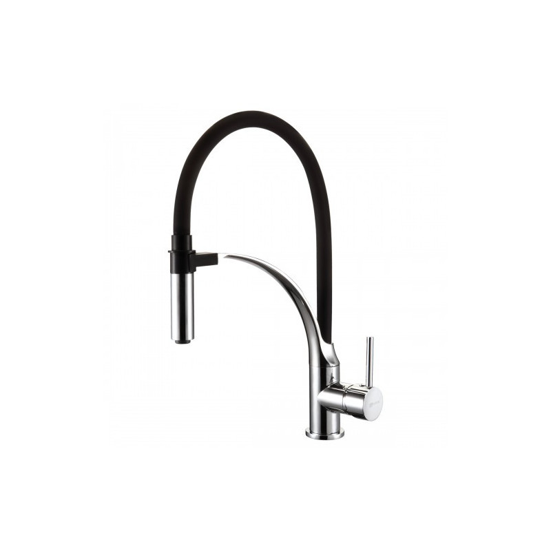 Смеситель для кухни черный/хром Lemark Soul LM6007C