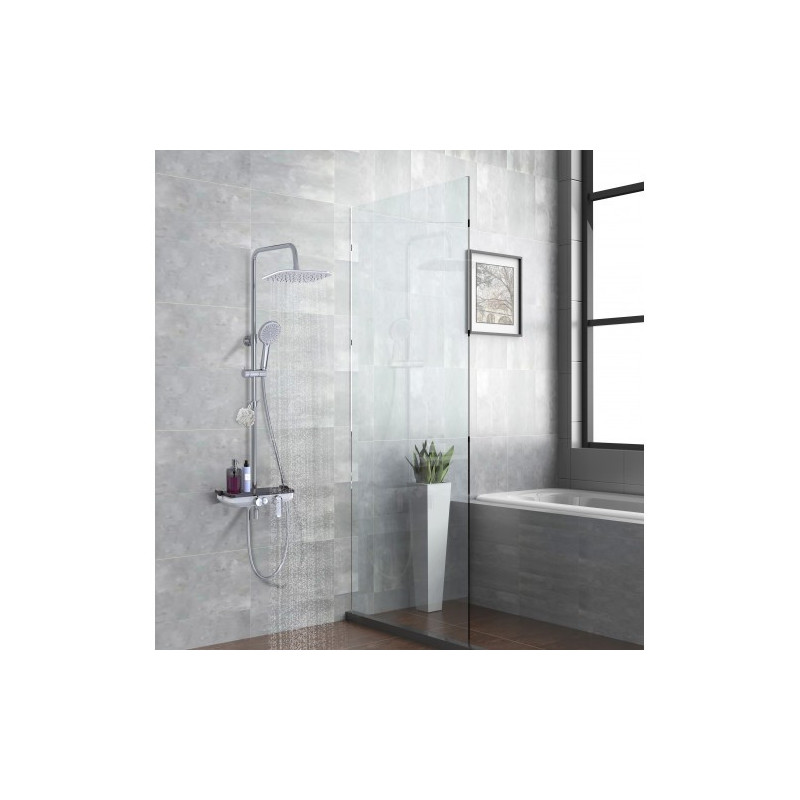 Система для ванны и душа со смесителем хром Lemark Tropic LM7012C