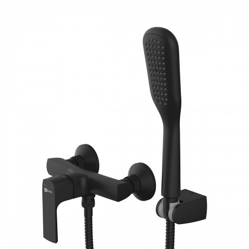 Смеситель для душа черный Lemark Ursus LM7203BL