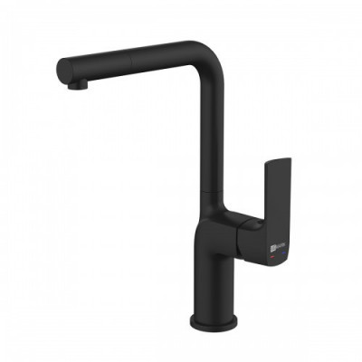 Смеситель для кухни черный Lemark Ursus LM7205BL